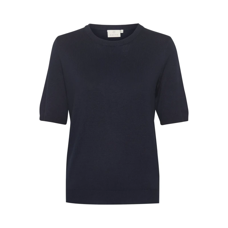 Image of Kaffe Womens round neck sweater KAFFE Lizza Bleu Female XL