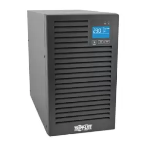 image of Tripp Lite SUINT2000XLCD SmartOnline 230V 2kVA 1800W On-Line Double-Conversion UPS Tower Extended Run Network Card Options LCD USB DB9