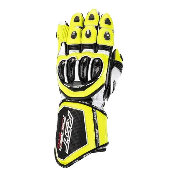 Image of RST Tractech Evo 4 Ce Mens Glove Neon Yellow Black White Size 12