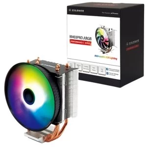 image of Xilence M403PRO.ARGB Universal Socket 120mm PWM 1800RPM Addressable RGB LED Fan CPU Cooler