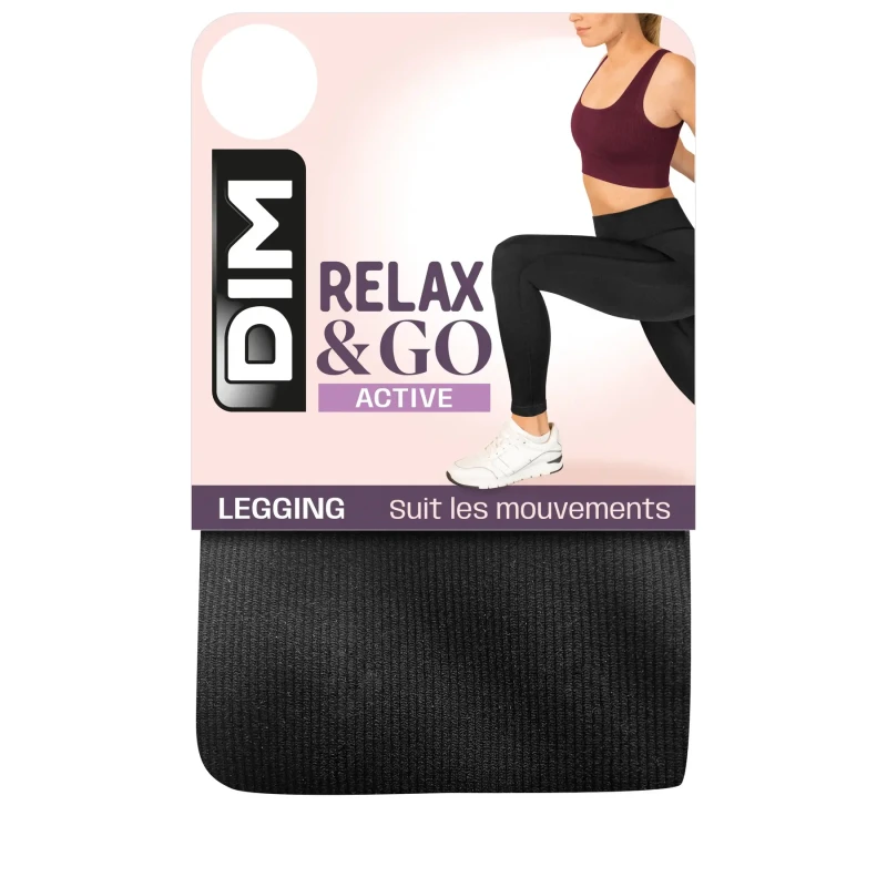 Image of Dim Womens leggings DIM Active Relax&Go Noir Female 38/40
