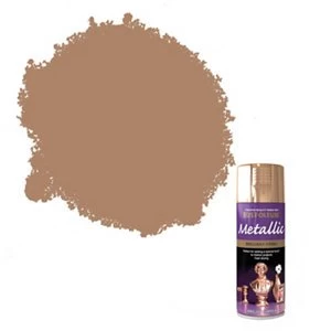 Image of Rust-Oleum Bright copper effect Multi-surface Spray Paint 400ml