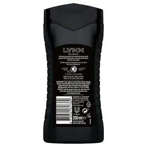 Image of Lynx Shower Gel Black 250ml