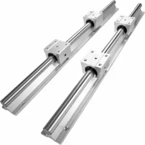 Image of Linear Rail Cnckit2pcs 400mm Sbr164pcssbr16uu Blockfor Cnc Machines