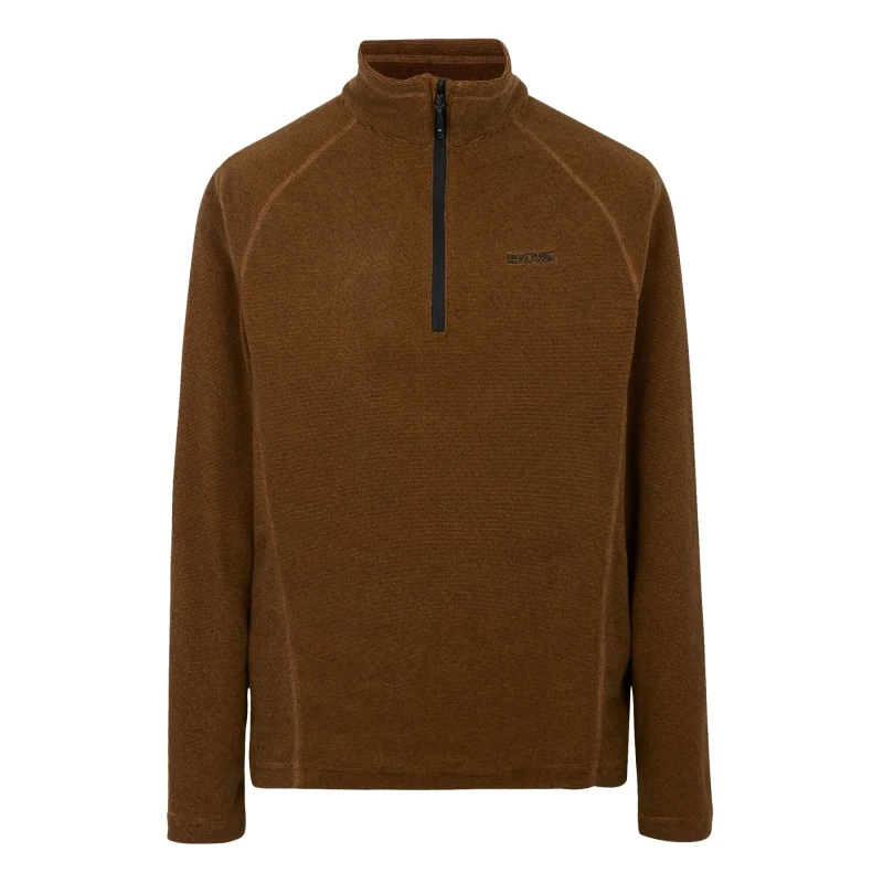 Image of Light half-zip fleece Regatta Montes Orange Male L
