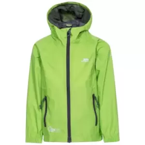 Image of Trespass Childrens/Kids Qikpac Waterproof Packaway Jacket (11/12 Years) (Leaf)