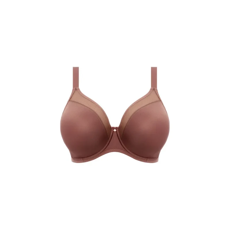 Image of Elomi Womens non-padded underwired molded bra Elomi Smooth Marron Female 100I