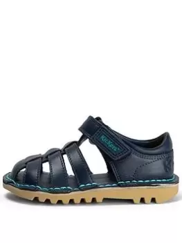 Image of Kickers Kick Sandal Sandal, Navy, Size 11 Younger