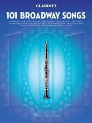 Image of 101 Broadway Songs for Clarinet Book by
