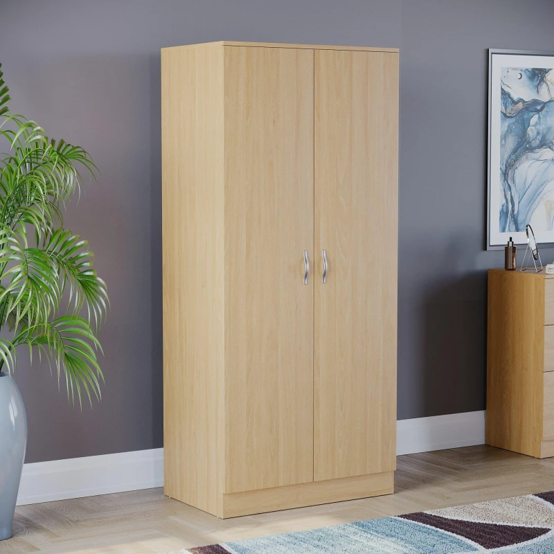 Image of Lassic Vida Designs Riano 2 Door Wardrobe Pine unisex 2 Door