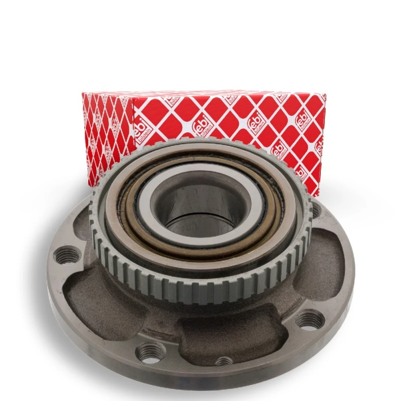 Image of FEBI BILSTEIN 04043 Wheel bearing kit Front Axle Right, with ABS sensor ring Wheel Bearing Kit (654)
