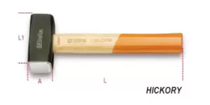 image of Beta Tools 1380 Lump Hammer Hickory Shaft 1000g 013800210