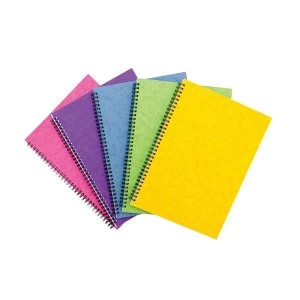 Image of Sidebound Book A4 Ruled 90gsm 120 Pages Assorted C Pack of 10