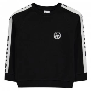 Hype Speckle Tape Sweatshirt - Black