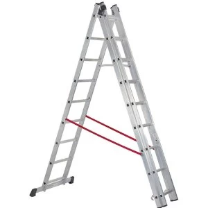 Image of Draper Expert Combination 9 Step Aluminium Ladder To En131