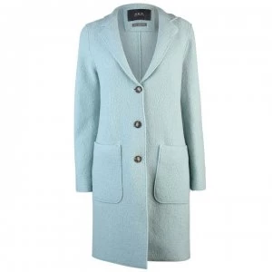 Image of SET Wool Coat - 6106 Blue SURF