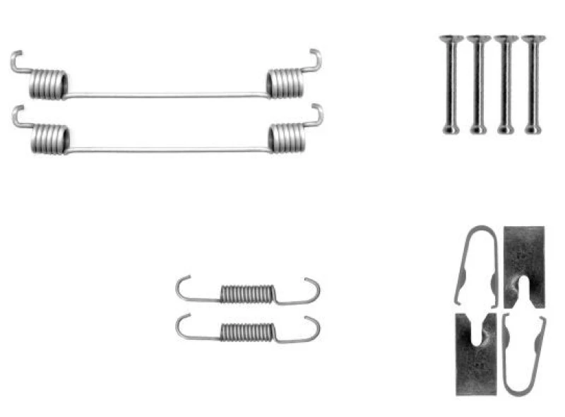 Image of Brake shoe fitting kit TEXTAR 97048600