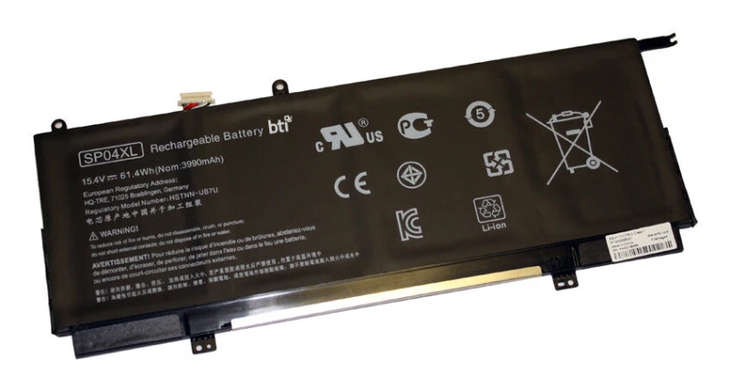 Image of BTI BTI 61.4 4 cell SP04XL compatible battery for HP - COMPAQ SPECTRE X360 CONVERTIBLE 13-AP0168TU SPECTRE X360 CONVERTIBLE 13-AP0167TU SP04XL-BTI