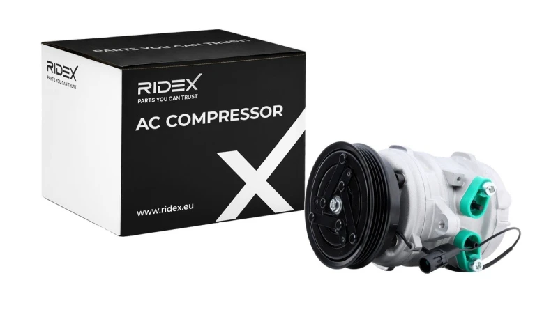 Image of Air conditioning compressor RIDEX 447K0302