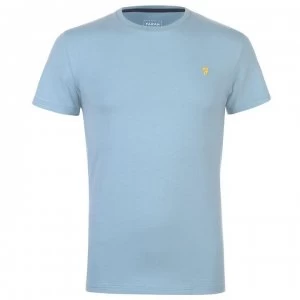 image of Farah Sport Robins T Shirt - Cool Aqua