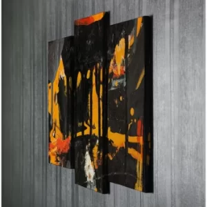 Image of UC018 Multicolor Decorative Canvas Painting (3 Pieces)