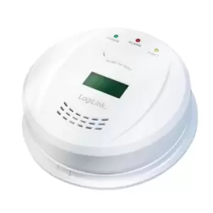 image of LogiLink SC0111 smoke detector Carbon monoxide detector Wired &...