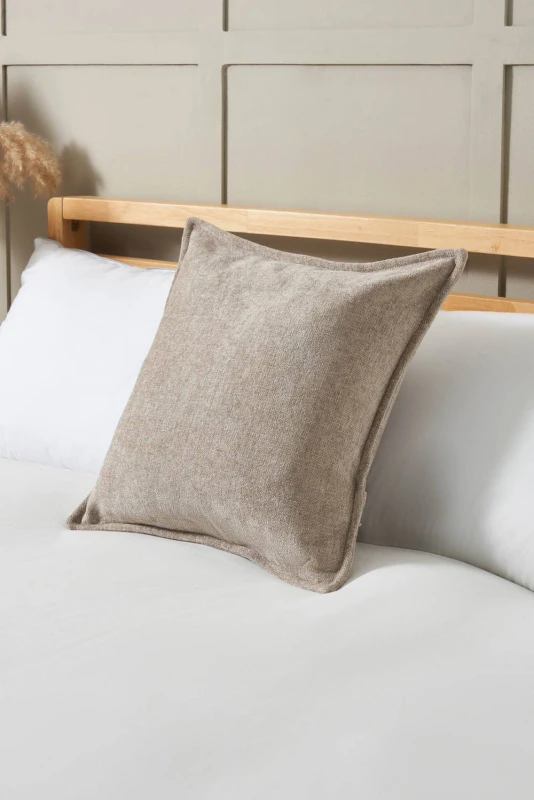 Image of BHS Oxford Cushion in Natural Natural Unisex