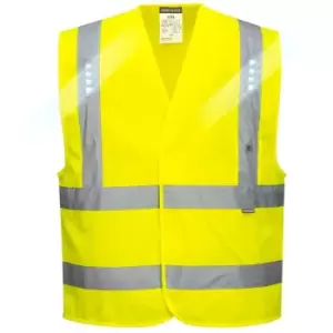 Image of Portwest L470YERXX/3X - sz 2XL - 3XL Vega LED Vest - Yellow - Yellow