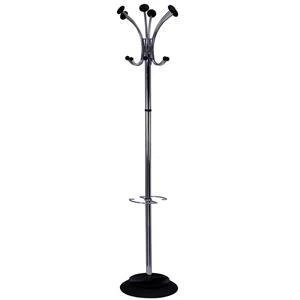 image of Original Hat and Coat Stand Chrome Tubular Steel and Umbrella Holder