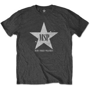 Image of Manic Street Preachers - Classic Distressed Star Unisex Large T-Shirt - Grey