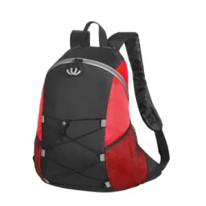 Shugon Adults Unisex Chester Backpack (One Size) (Black/Red)