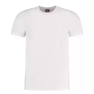 Image of Kustom Kit Mens Superwash 60 Fashion Fit T-Shirt (S) (White)