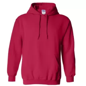 image of Gildan Heavy Blend Adult Unisex Hooded Sweatshirt / Hoodie (XL) (Cherry Red)