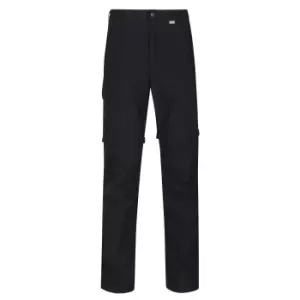 Image of Regatta Mens Leesville II Zip Off Trousers (30L) (Ash)