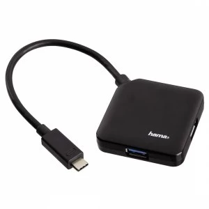 Image of Hama 4 Port USB 3.1 Type C Hub