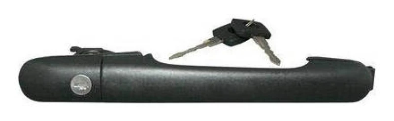 Image of JP GROUP 1387100100 Door Handle JP Right Front, black, with key Door Handle (1373)