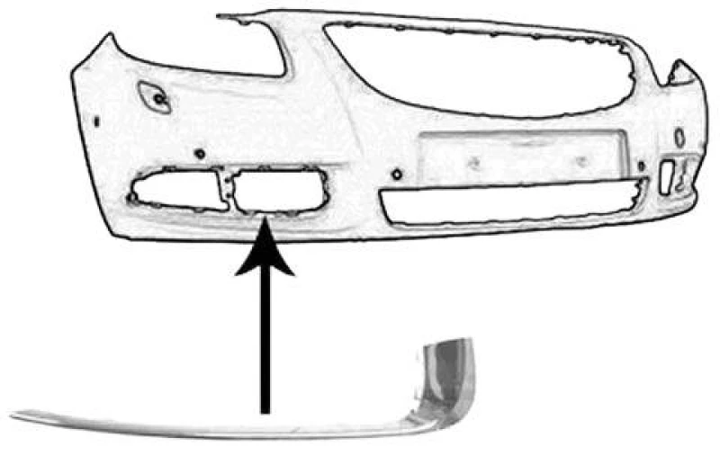 Image of VAN WEZEL 3850582 Cover, bumper ** Equipart ** Right Front Cover,bumper (20)