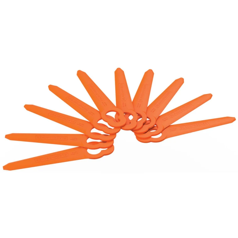 Image of Black and Decker Replacement Resin Blades for BCSTR918 Grass Trimmers Pack of 20 BZORB20