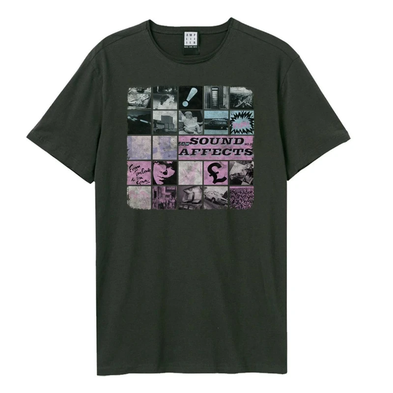 Image of Amplified Amplified Men Sound Affects The Jam T-Shirt in Charcoal Size: Small Charcoal S Male 5063470046447
