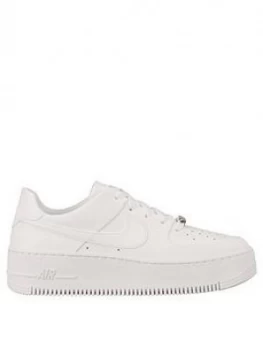 Image of Nike Air Force 1 Sage WhiteWhite Size 5 Women