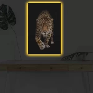 Image of 4570DHDACT-055 Multicolor Decorative LED Lighted Canvas Painting
