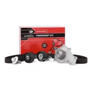 Image of GATES Water Pump + Timing Belt Kit FORD,FIAT,PEUGEOT KP15598XS 16095256,1609525680,1684448080 71775921,1753585,1753586,1855731,1855736,1855738