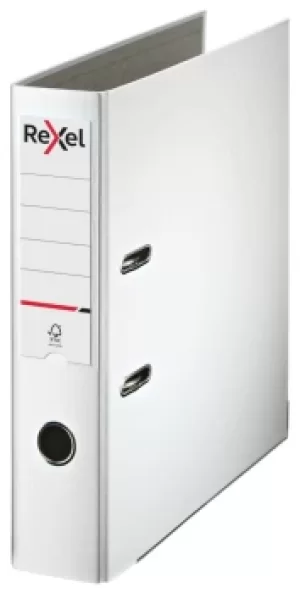 Image of Lever Arch File Polypropylene ECO A4 75mm White 2115717