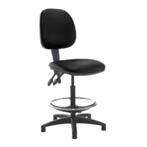 Image of Dams MTO Jota Fabric Visitors Chair with Fixed Arms - Tortuga Orange