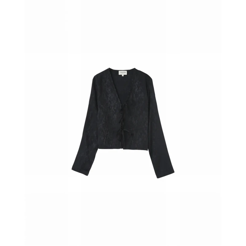 Image of Grace & Mila Womens blouse Grace & Mila Nuccia Noir Female XS