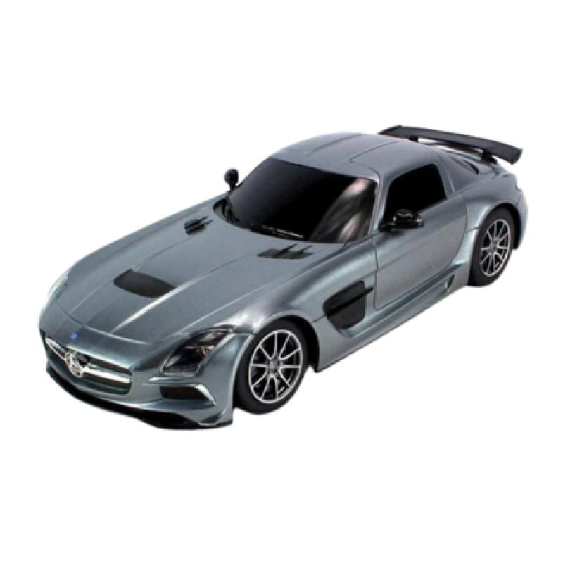 Image of Rastar Mercedes-Benz SLS AMG 1:18 Remote Controlled Car - Silver SLV-4080102A0104