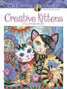 image of Creative Haven Creative Kittens Coloring Book