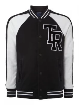 Image of Mens True Religion Collegiate bomber jacket Black