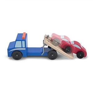 Image of Melissa and Doug Flatbed Tow Truck
