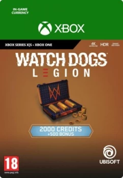 image of Watch Dogs Legion 2500 Credits Pack Xbox One Series X